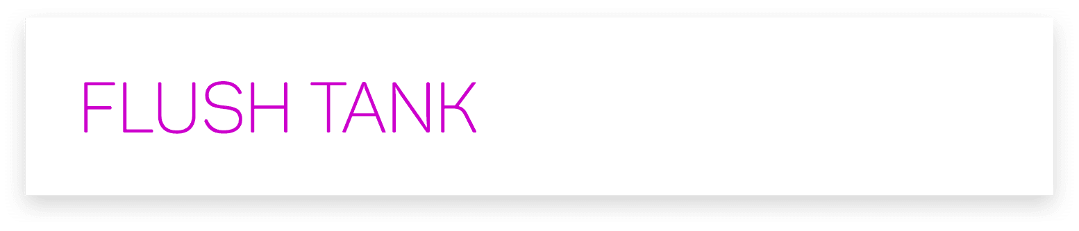 FLUSH TANK