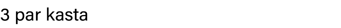 3 par kasta